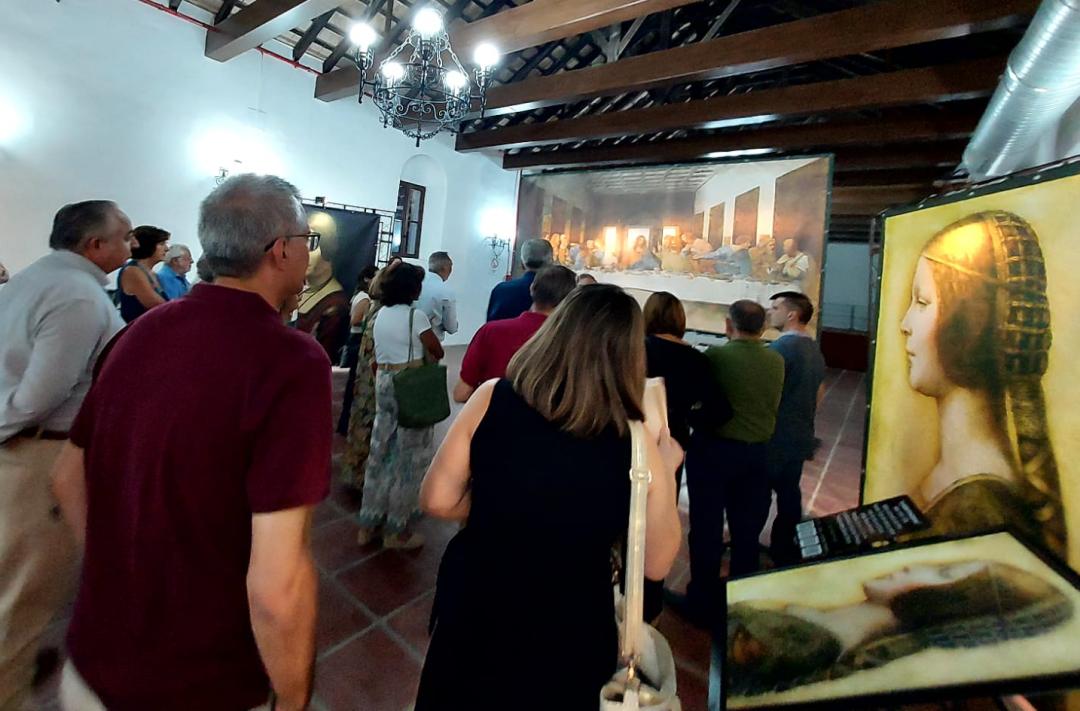 Sorolla y Leonardo Da Vinci, en Naves de la Cerámica del ayuntamiento de La Rambla